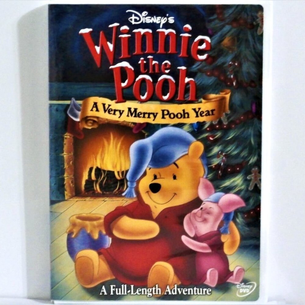 DISNEY'S Winnie the Pooh DVD A very Merry Pooh Year A Full-Length Adventure